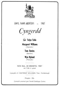 Gwyl Fawr 1987