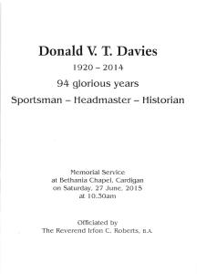 Memorial Service 27.6.2015